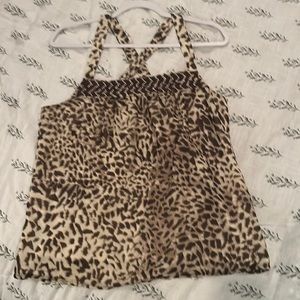 Banana Republic Heritage Cheetah Print Top - Size M